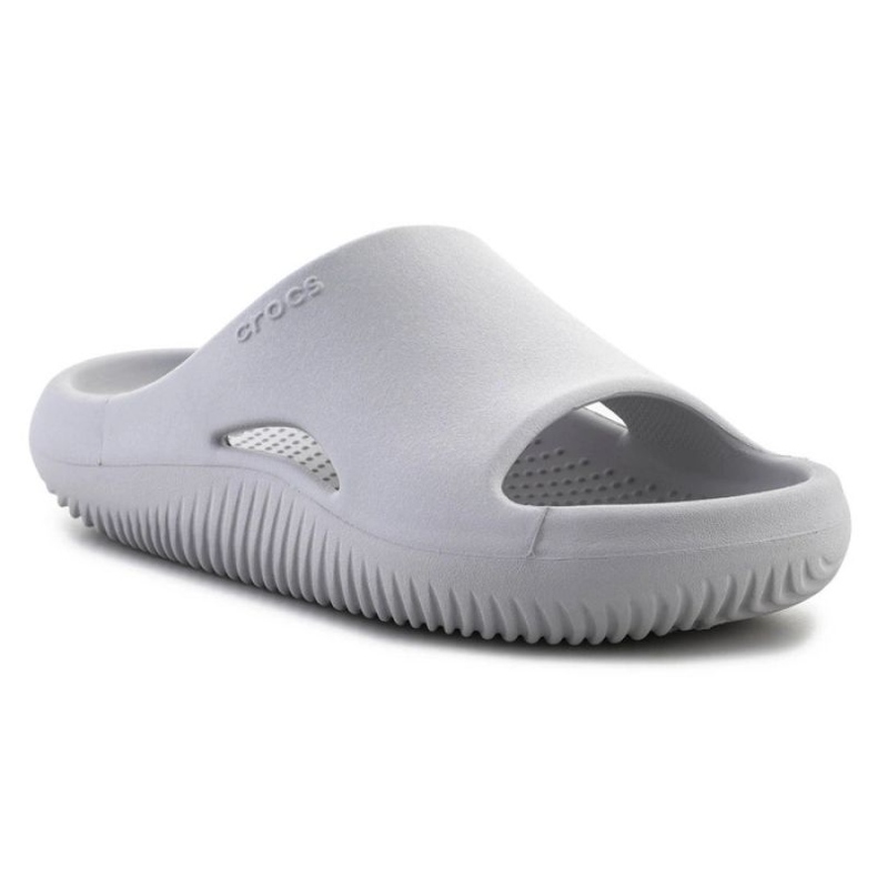 Men's flip-flops Crocs Mellow Recovery Slide Atmosphere U 208392-1FT grey 1 Men's flip-flops Crocs Mellow Recovery Slide Atmosphere U 208392-1FT grey 1