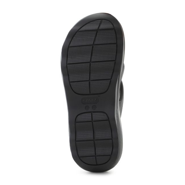 Crocs Mega Crush Triple Strap Flip-Flops 209842-001 black 7