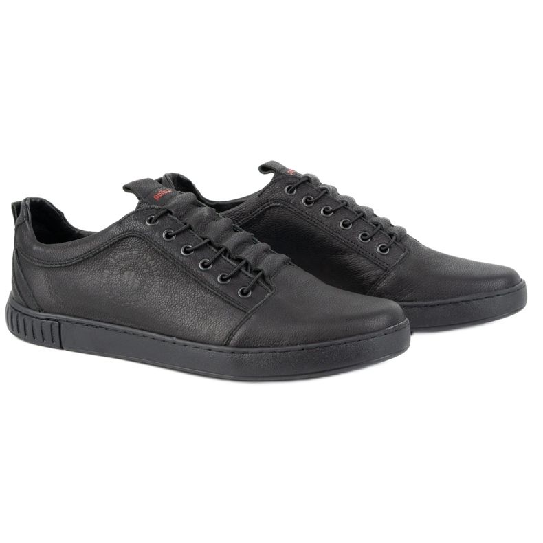 Polbut Men's casual leather shoes 2121/2 black 5 Polbut Men's casual leather shoes 2121/2 black 5