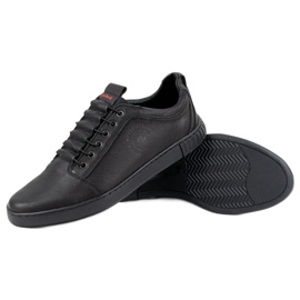 Polbut Men's casual leather shoes 2121/2 black 8 Polbut Men's casual leather shoes 2121/2 black 8