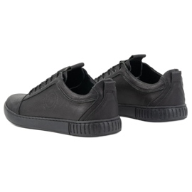 Polbut Men's casual leather shoes 2121/2 black 9 Polbut Men's casual leather shoes 2121/2 black 9