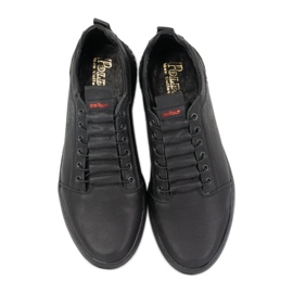 Polbut Men's casual leather shoes 2121/2 black 10 Polbut Men's casual leather shoes 2121/2 black 10