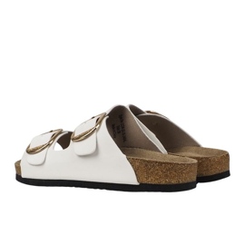 Women's Lee Cooper LCW-25-35-3484L white slippers 3 Women's Lee Cooper LCW-25-35-3484L white slippers 3