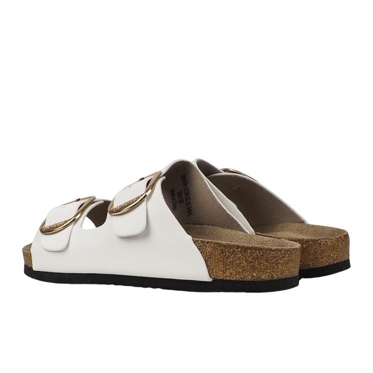 Women's Lee Cooper LCW-25-35-3484L white slippers 3 Women's Lee Cooper LCW-25-35-3484L white slippers 3