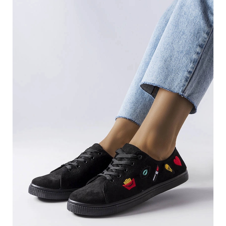 Black Kailey sneakers 2