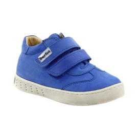 Boys' shoes with Velcro Bartuś blue 1