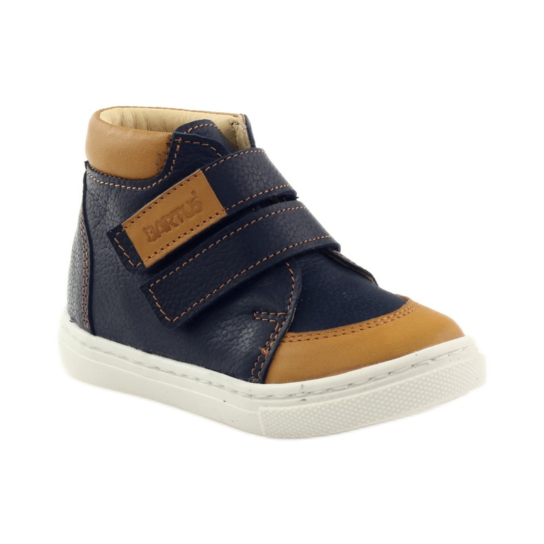 Boys' shoes with Velcro Bartuś navy blue brown 1 Boys' shoes with Velcro Bartuś navy blue brown 1