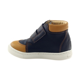 Boys' shoes with Velcro Bartuś navy blue brown 2 Boys' shoes with Velcro Bartuś navy blue brown 2