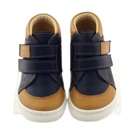 Boys' shoes with Velcro Bartuś navy blue brown 4 Boys' shoes with Velcro Bartuś navy blue brown 4
