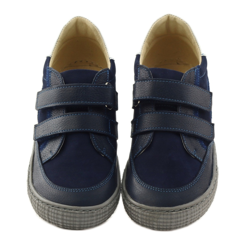 Boys' shoes with turnips Bartuś navy blue 4