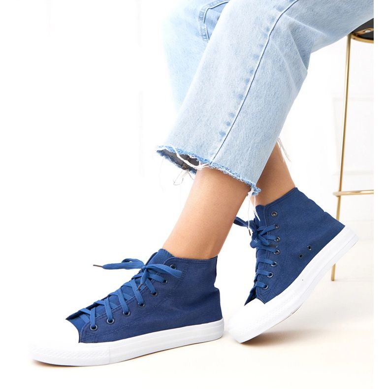 Jeans High Sneakers Ghan blue 1