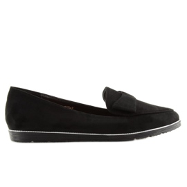 Black women's loafers 127-2 black 2