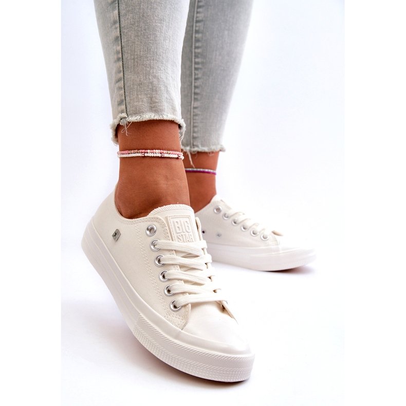 Classic women's sneakers big star nn274285 white 1 Classic women's sneakers big star nn274285 white 1