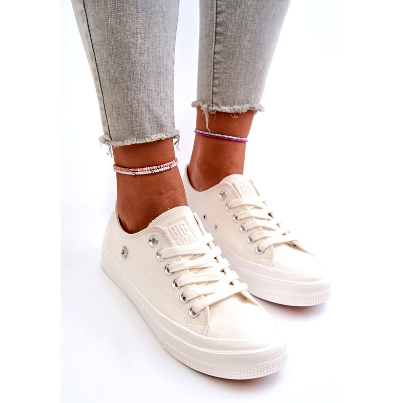 Classic women's sneakers big star nn274285 white 4 Classic women's sneakers big star nn274285 white 4
