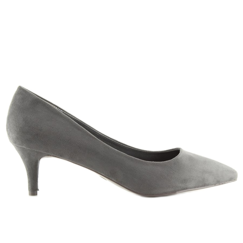 Gray pumps low heels gray 123-2 Gray grey 1