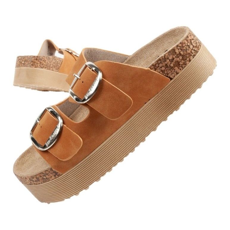 Lee Cooper LCW-25-35-3494L flip-flops brown 6