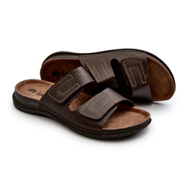 Comfortable Men's Flip-Flops With Velcro Straps Inblu GV00002I Dark Brown 2 Comfortable Men's Flip-Flops With Velcro Straps Inblu GV00002I Dark Brown 2