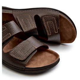 Comfortable Men's Flip-Flops With Velcro Straps Inblu GV00002I Dark Brown 3 Comfortable Men's Flip-Flops With Velcro Straps Inblu GV00002I Dark Brown 3
