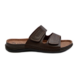 Comfortable Men's Flip-Flops With Velcro Straps Inblu GV00002I Dark Brown 5 Comfortable Men's Flip-Flops With Velcro Straps Inblu GV00002I Dark Brown 5