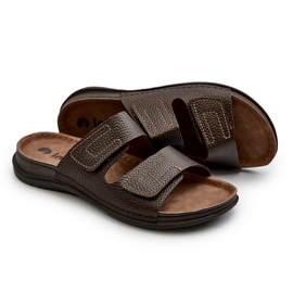 Comfortable Men's Flip-Flops With Velcro Straps Inblu GV00002I Dark Brown 6 Comfortable Men's Flip-Flops With Velcro Straps Inblu GV00002I Dark Brown 6