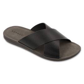 Befado men's flip -flops 158m026 black 1 Befado men's flip -flops 158m026 black 1