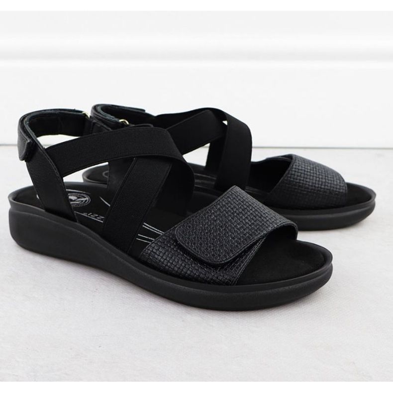 Comfort sandals Jezzi in 24142 Jez448a black 2