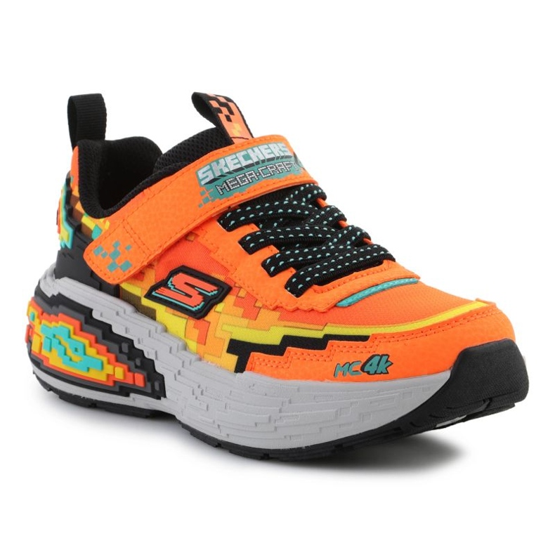 Skechers Mega-Craft 4K JR 402160L-Orbk shoes orange 1