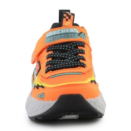 Skechers Mega-Craft 4K JR 402160L-Orbk shoes orange 2 Skechers Mega-Craft 4K JR 402160L-Orbk shoes orange 2