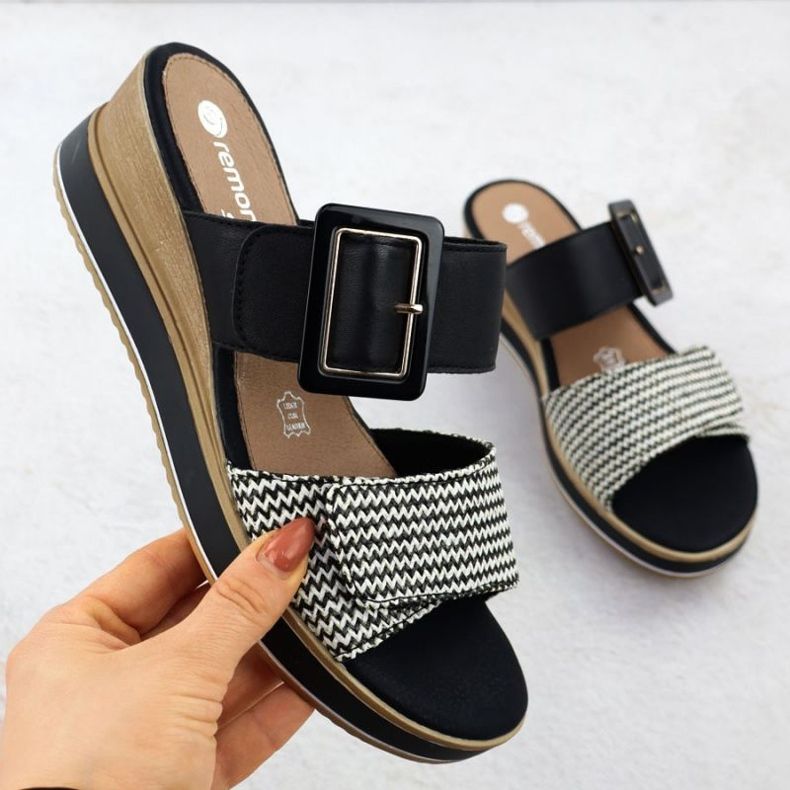 Wedge sandals Remonte in D6463-03 RKR786 1