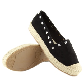 Black women's espadrilles 99-17 black 2