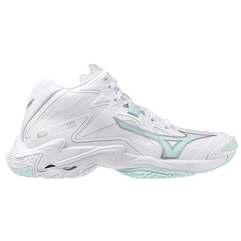 Mizuno Wave Lighting Z8 MID shoes in V1GC240545 white 2