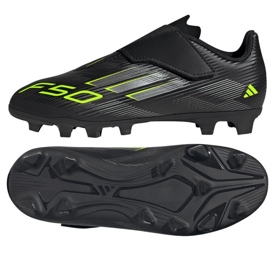 Adidas F50 Club Vel Fg/Mg JR JI0037 shoes black 1