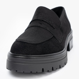 Diamantique Elegant women's shoes on the platform black 1