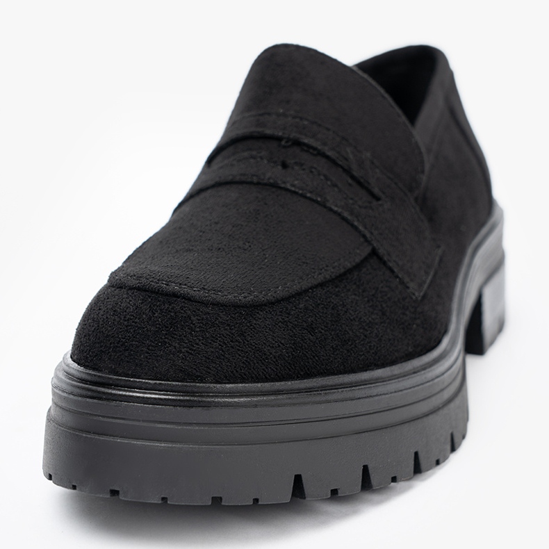 Diamantique Elegant women's shoes on the platform black 1