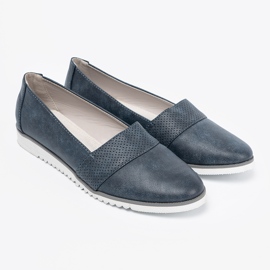 Goodin Navy loafers on a white sole 2 Goodin Navy loafers on a white sole 2