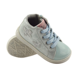 American Club Sporty girls' American blue butterflies grey 3 American Club Sporty girls' American blue butterflies grey 3