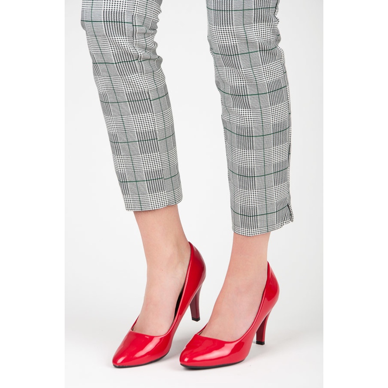 Patent Heel Shoes red 1