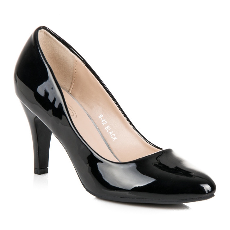 Patent Heel Shoes black 1