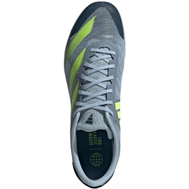 Shoes, running spikes Adidas Adizero XCS IE9962 grey 2