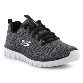 Skechers shoes graceful twisted fortune m 12614-bkw black 1 Skechers shoes graceful twisted fortune m 12614-bkw black 1