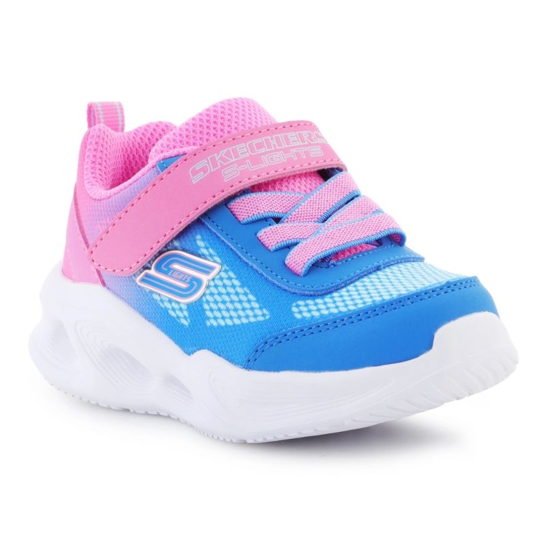 SKECHERS S LIGHTS-SKECHERS SOLA GLOW-OMBRE DELUXE JR 303714N-HPBL blue 1