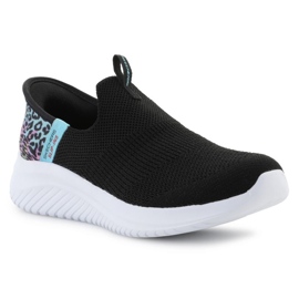 Skechers Slip-Inss Ultra Flex 3.0-Colory Wild JR 303801L-BKMT shoes black 1