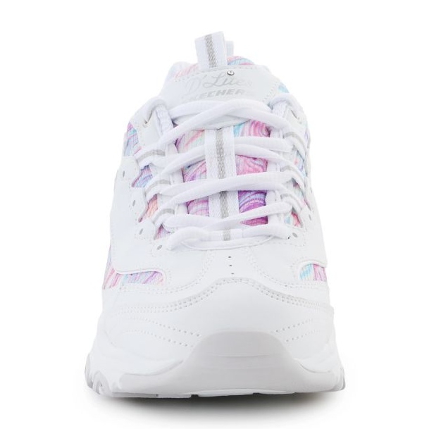 Skechers D'LITES Whimsical Dream shoes in 149789-WMLT white 2