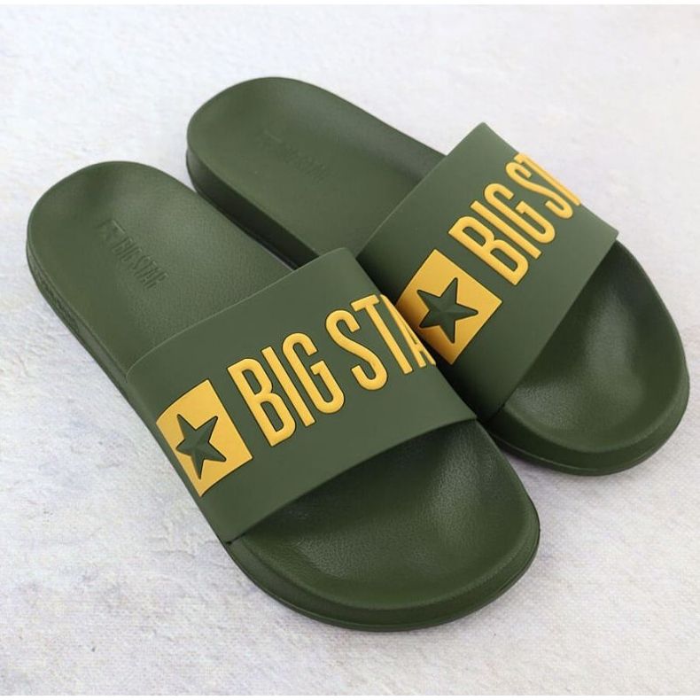 Big Star M SS174360 INT2150A flip -flops green 2