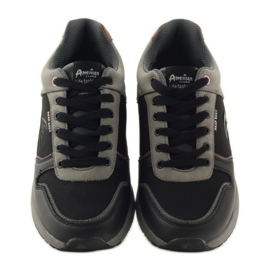 American Club American 610184 black men's sports shoes grey 4 American Club American 610184 black men's sports shoes grey 4