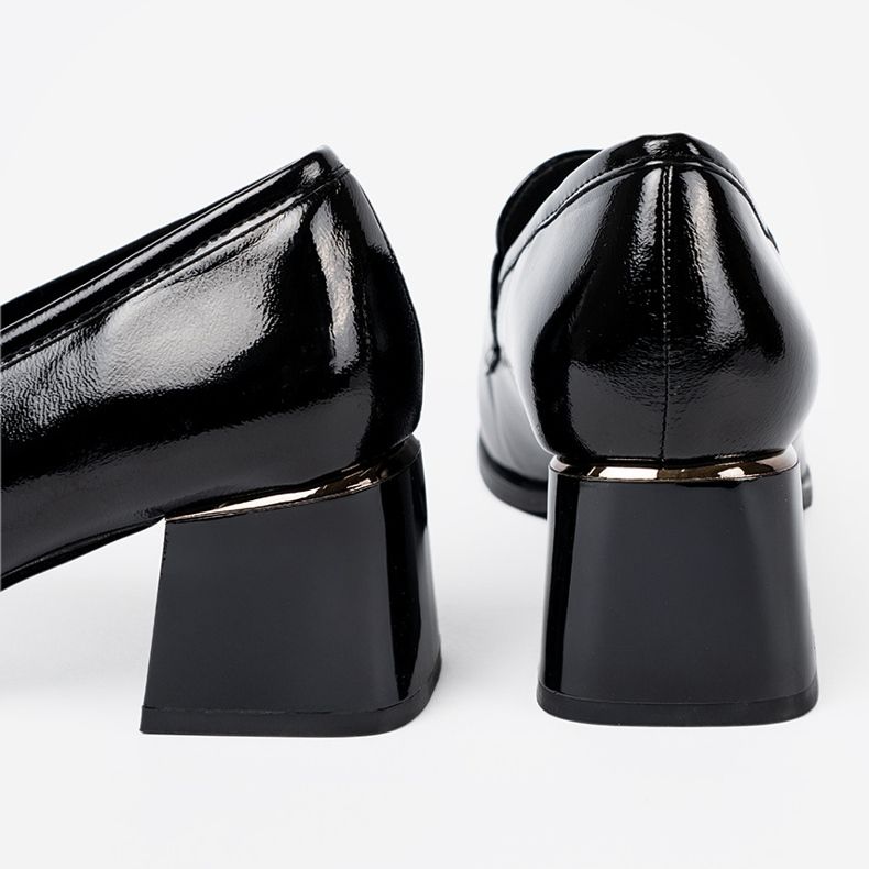 Goodin Varnished shoes with silver decoration black 1