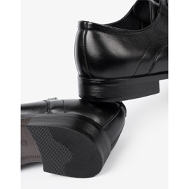 Shelvt Elegant men's shoes in classic black and gloss 1