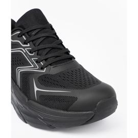 Shelvt Light black sports shoes on a thick McArthur sole 1