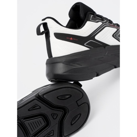 Shelvt Comfortable white and black sports shoes with a mesh structure McArthur 2