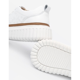 White Sneakers Leather Sergio Leone platform 1